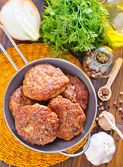 Image showing cutlets