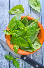 Image showing fresh basil