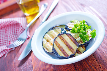 Image showing fried eggplant