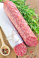 Image showing salami