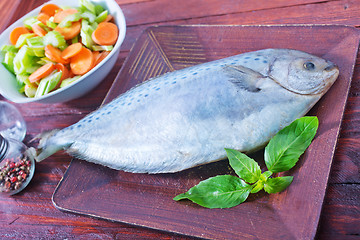 Image showing raw fish