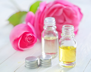 Image showing rose oil