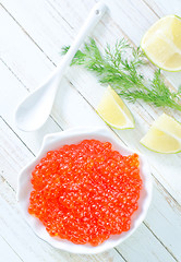 Image showing salmon caviar
