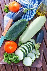 Image showing vegetables for ratatuille