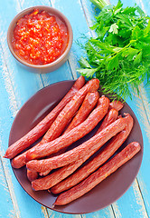 Image showing sausages