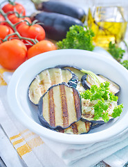 Image showing fried eggplant