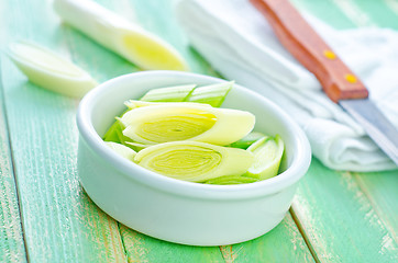 Image showing fresh leek