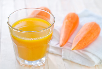 Image showing carrot juice