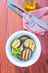 Image showing fried eggplant