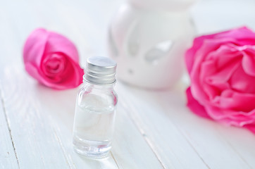 Image showing rose oil