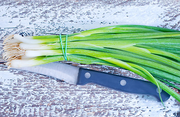 Image showing green onion