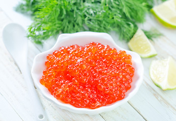 Image showing salmon caviar