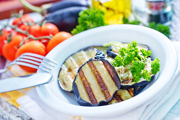 Image showing fried eggplant