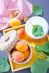 Image showing apricots and jam