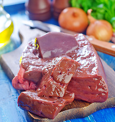 Image showing raw liver