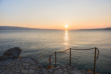 Image showing Scenic view of a small island