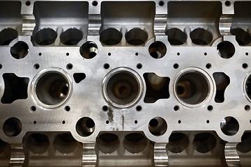 Image showing Detail photo of a car engine