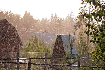 Image showing heavy shower