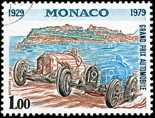 Image showing Monaco Grand Prix Stamp