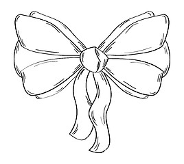 Image showing ribbon on the white background