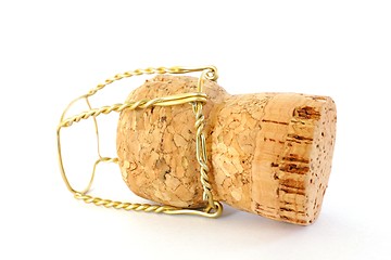 Image showing cork from champagne bottle