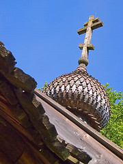 Image showing wooden pray