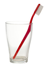 Image showing Toothbrush in a glass

