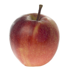 Image showing Single red apple

