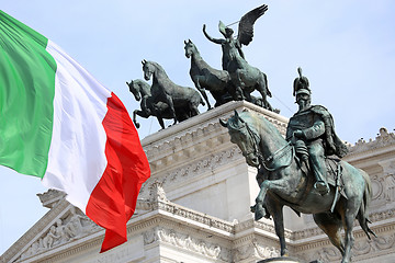 Image showing Vittorio Emanuele in Rome, Italy