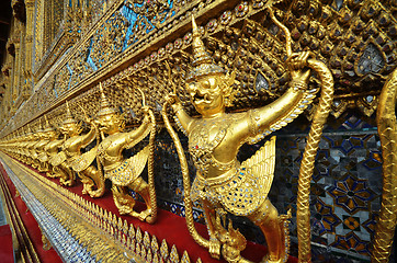 Image showing Garuda in Wat Phra Kaew Grand Palace of Thailand