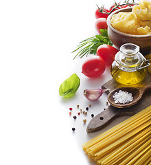 Image showing Pasta ingredients