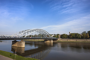 Image showing Iron Bridge in Krakow, Poland