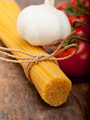 Image showing Italian basic pasta ingredients