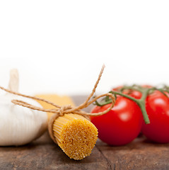 Image showing Italian basic pasta ingredients