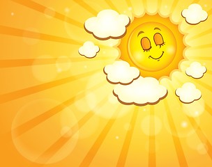 Image showing Image with happy sun theme 4