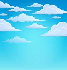 Image showing Clouds on sky theme 1