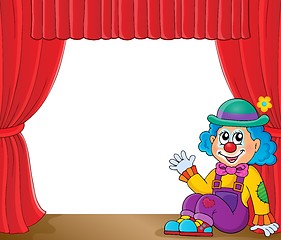 Image showing Sitting clown theme image 2