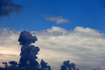 Image showing Clouds in form of animals