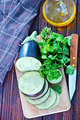 Image showing raw eggplant