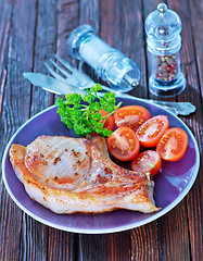 Image showing fried steak