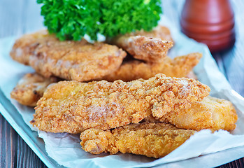 Image showing fried fish