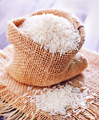 Image showing raw rice