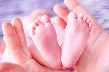 Image showing baby foot