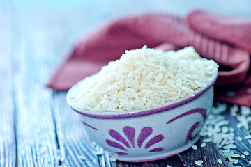 Image showing raw rice