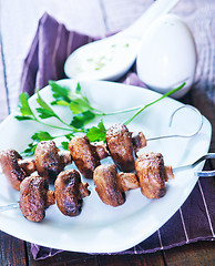 Image showing fried mushroom