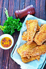 Image showing fried fish