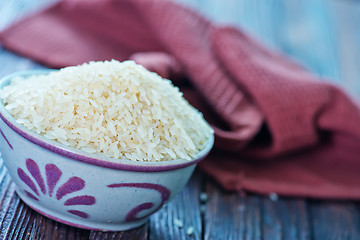 Image showing raw rice