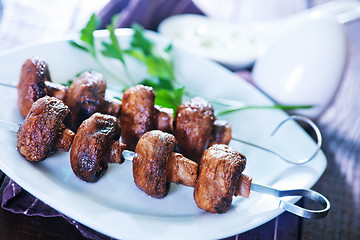 Image showing fried mushroom