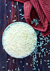 Image showing raw rice