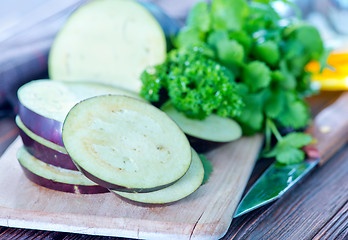 Image showing raw eggplant